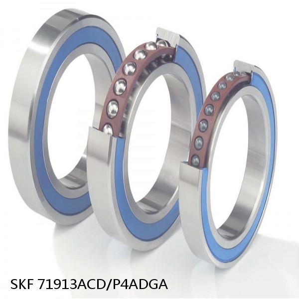 71913ACD/P4ADGA SKF Super Precision,Super Precision Bearings,Super Precision Angular Contact,71900 Series,25 Degree Contact Angle