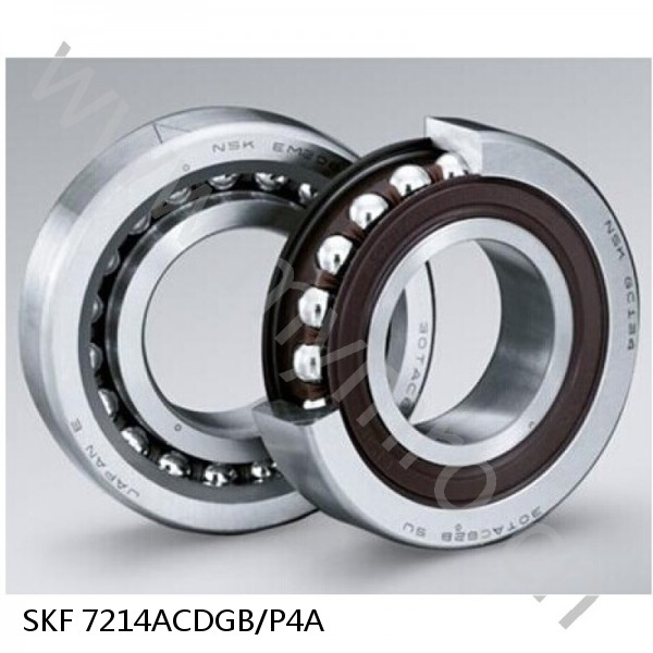 7214ACDGB/P4A SKF Super Precision,Super Precision Bearings,Super Precision Angular Contact,7200 Series,25 Degree Contact Angle