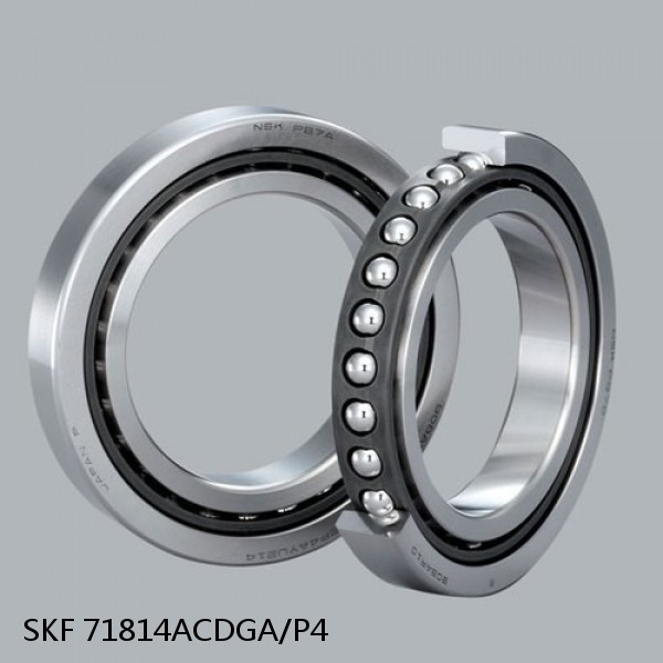 71814ACDGA/P4 SKF Super Precision,Super Precision Bearings,Super Precision Angular Contact,71800 Series,25 Degree Contact Angle